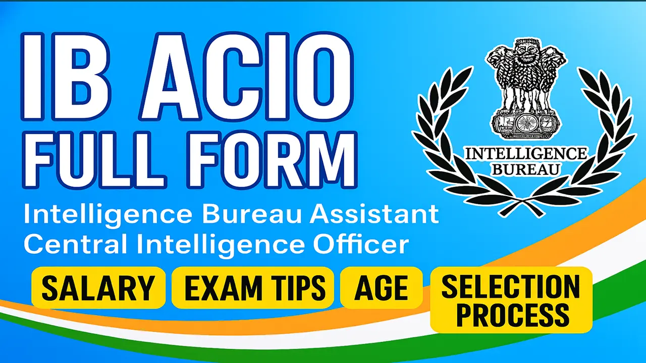 IB ACIO Full form