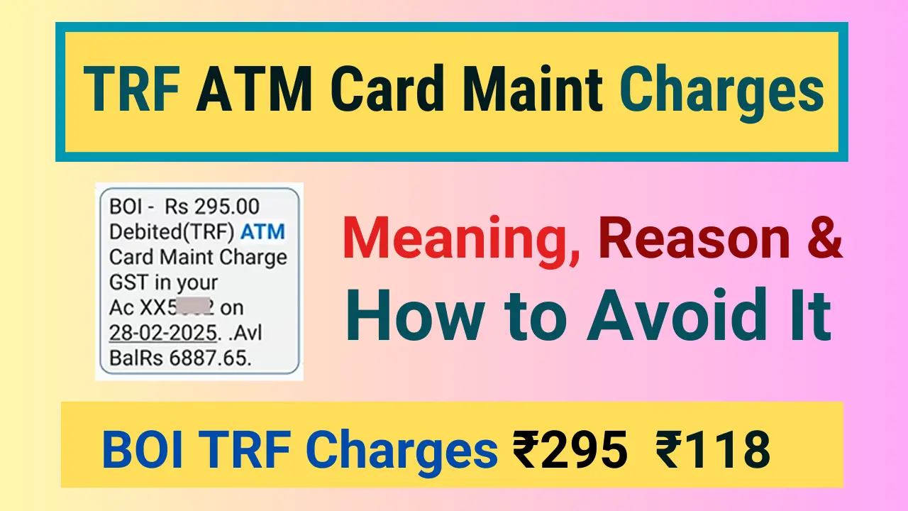 TRF ATM Card Maint Charge boi